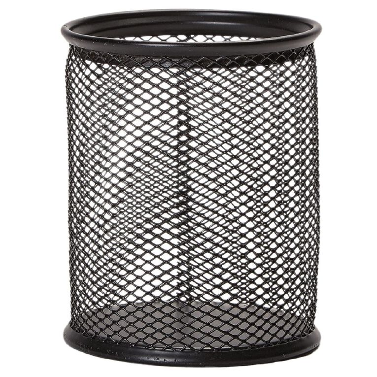 WS Mesh Pencil Holder Black, , hi-res