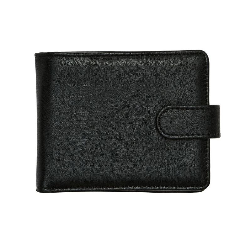 H&H Men's Classic Wallet, Black, hi-res