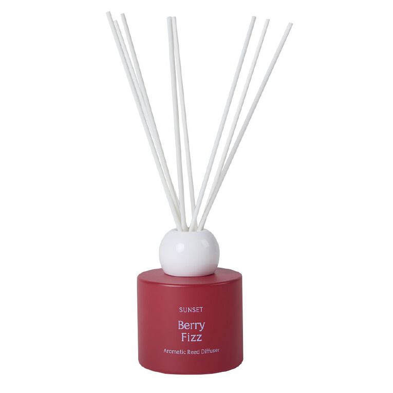 Living & Co Sunset Reed Diffuser 110ml Berry Fizz, , hi-res
