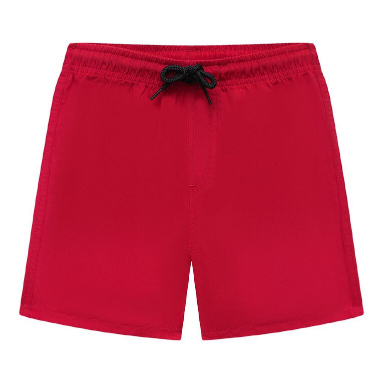 Young Original Microfibre Shorts, Red Mid, hi-res