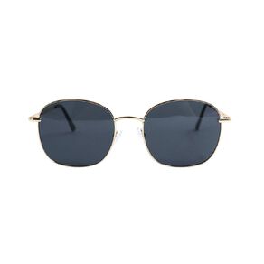 H&H Unisex Metal Sunglasses Gold