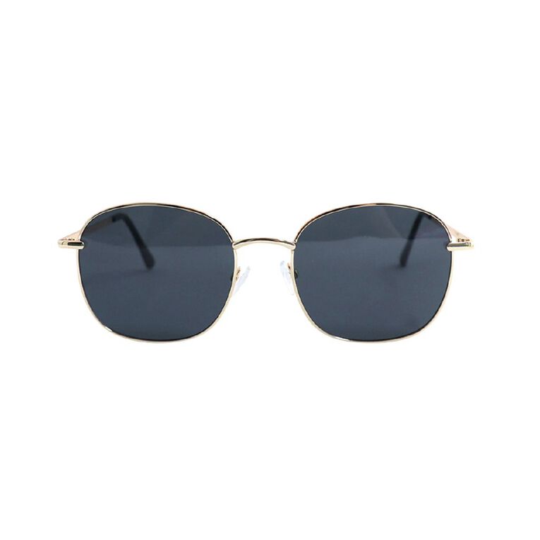 H&H Unisex Metal Sunglasses Gold, , hi-res