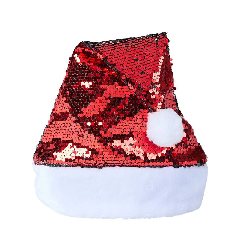 Wonderland Novelty Santa Sparkle Hat, , hi-res