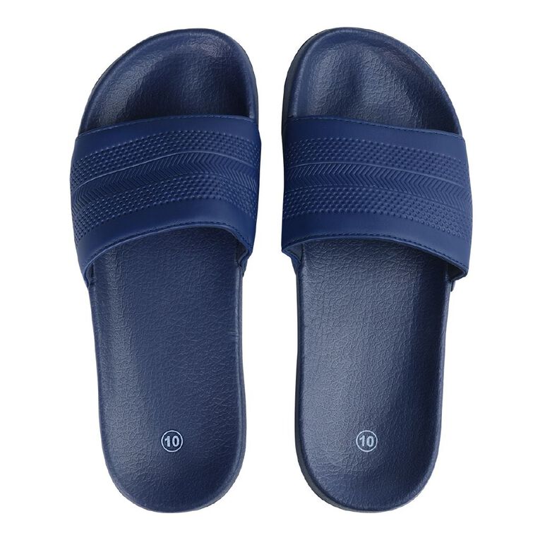 H&H Men's Drew Slides, Navy, hi-res