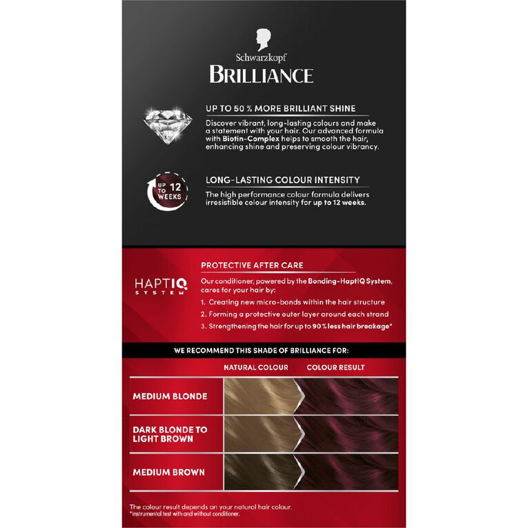 Schwarzkopf Brilliance Hair Colour Dark Ruby 05, , hi-res