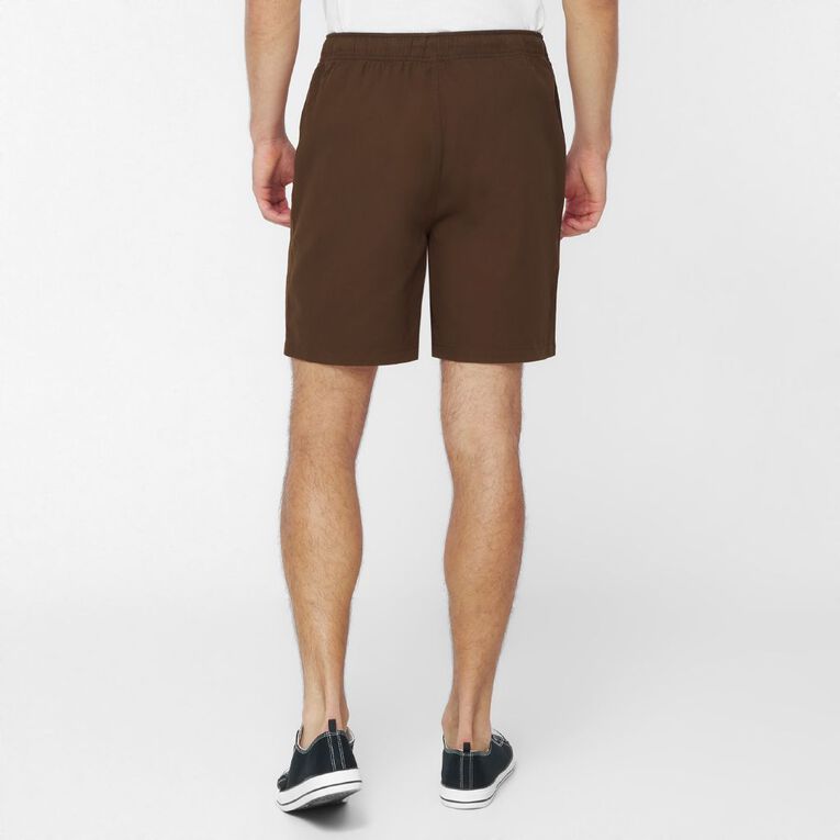 H&H Men's Woven Shorts, Brown Dark, hi-res