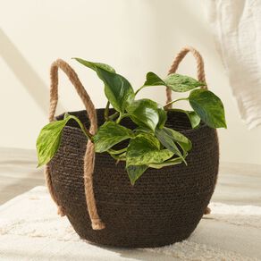 Living & Co Jute Basket with Handles 29cm x 20cm