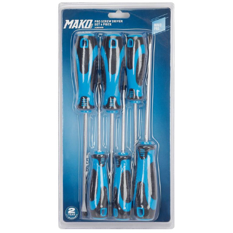 Mako Pro Screwdriver 6pc, , hi-res