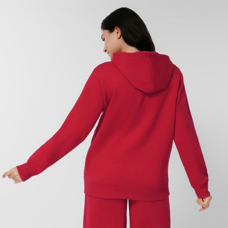 H&H Women's Essential Pullover Hoodie, Red Mid, hi-res