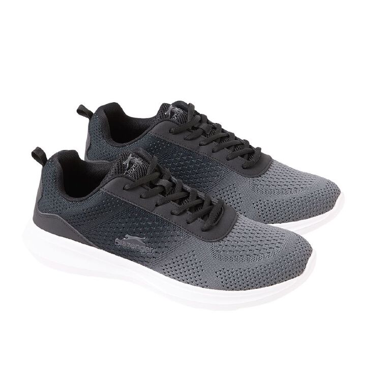 Slazenger Men's Stride Wide Fit Trainers, Grey, hi-res