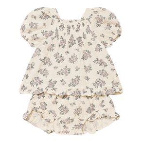 Young Original Toddler 2 Piece Muslin Top and Bloomer Set