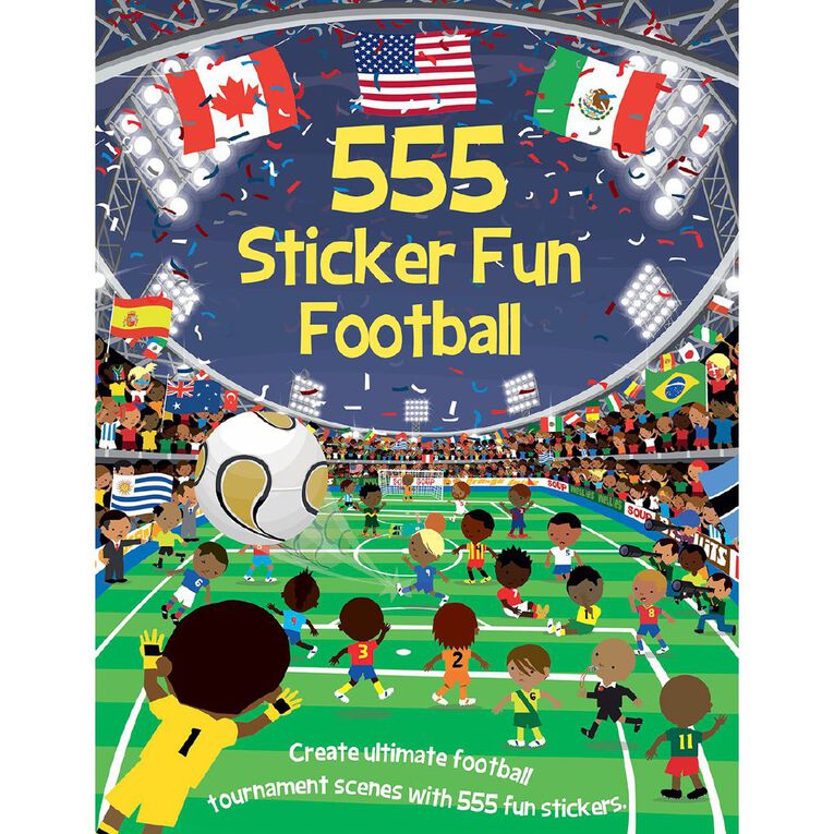 555 Sticker Fun: Football by Susan Mayes, , hi-res