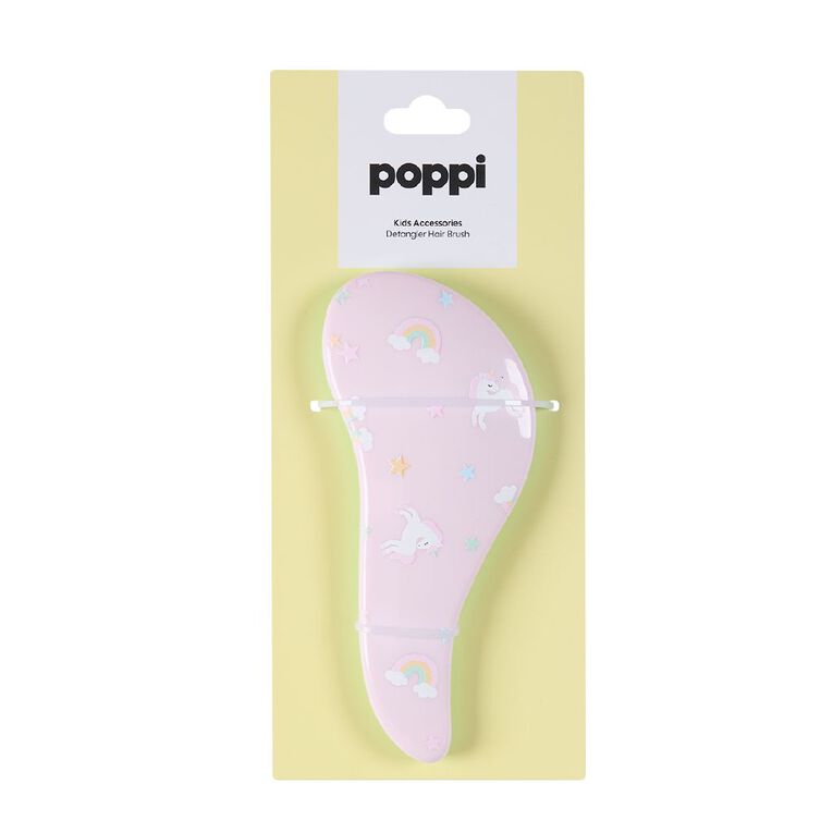 Poppi Kids Detangler Brush Unicorn, , hi-res