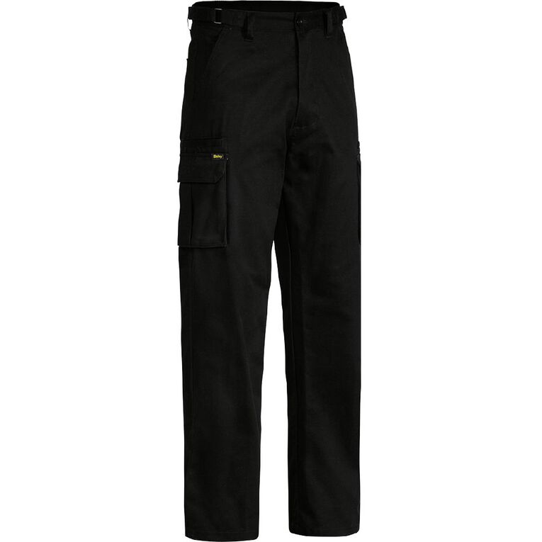 Bisley Workwear Cargo Pants, Black, hi-res