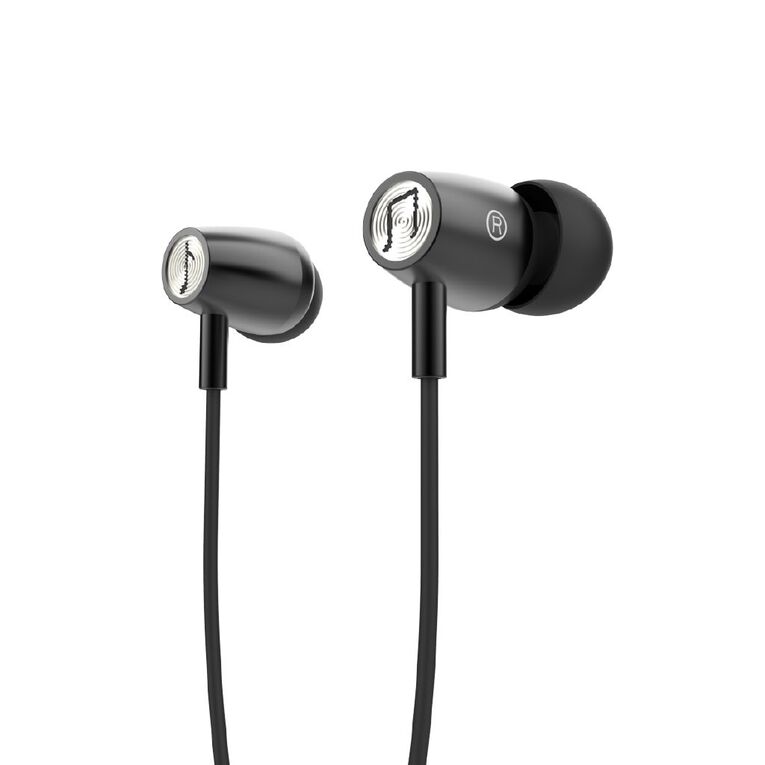 Veon In Ear USB-C Earphones with Microphone VNA06BLK Black, , hi-res