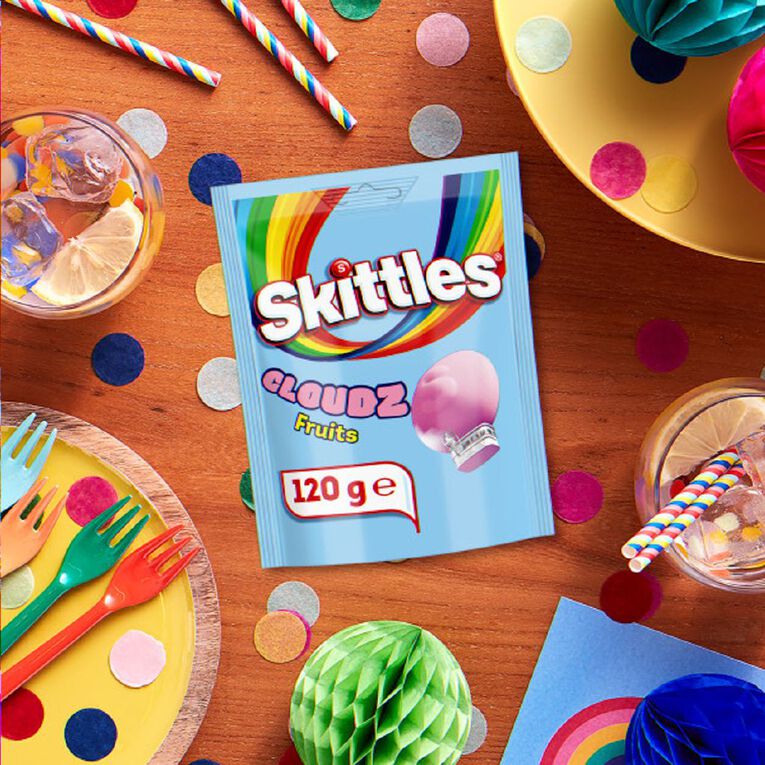 Skittles Cloudz Fruits 120g, , hi-res