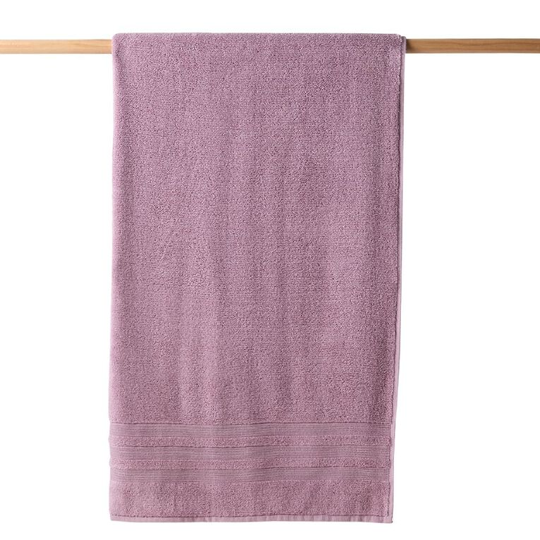 Living & Co Plush Plain Spa Towel Lilac, , hi-res