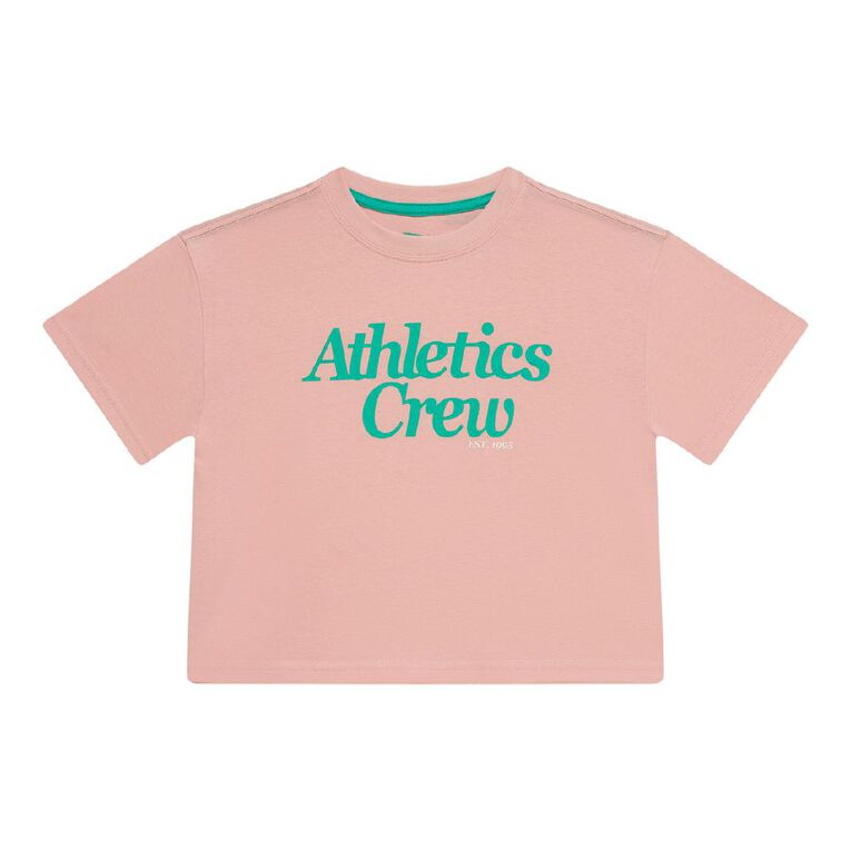 Young Original Short Sleeve Boxy Tee, Pink Light, hi-res