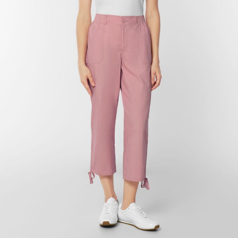 H&H Women's Rouched Hem Pants, Pink Light, hi-res