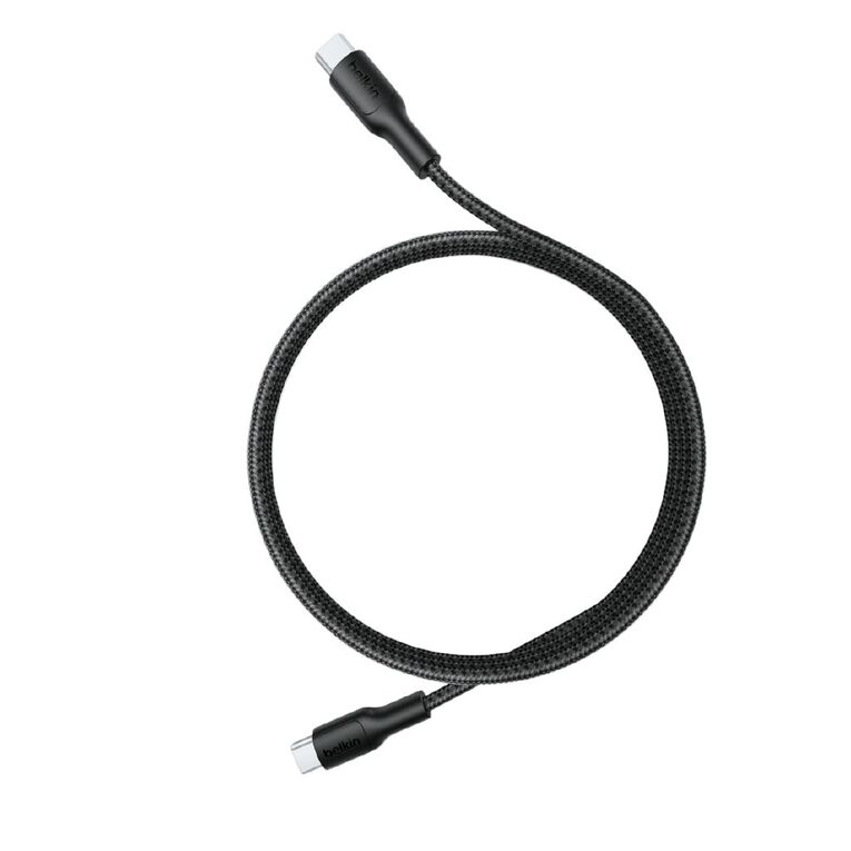 Belkin BoostCharge Pro USB-C Braided Cable Lightning Connector 1m Black, , hi-res