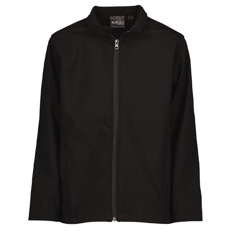 Schooltex Kids' 3K Softshell Jacket, Black, hi-res