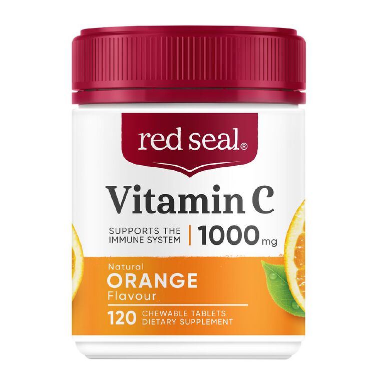 Red Seal Vitamin C 1000mg Orange 120's, , hi-res
