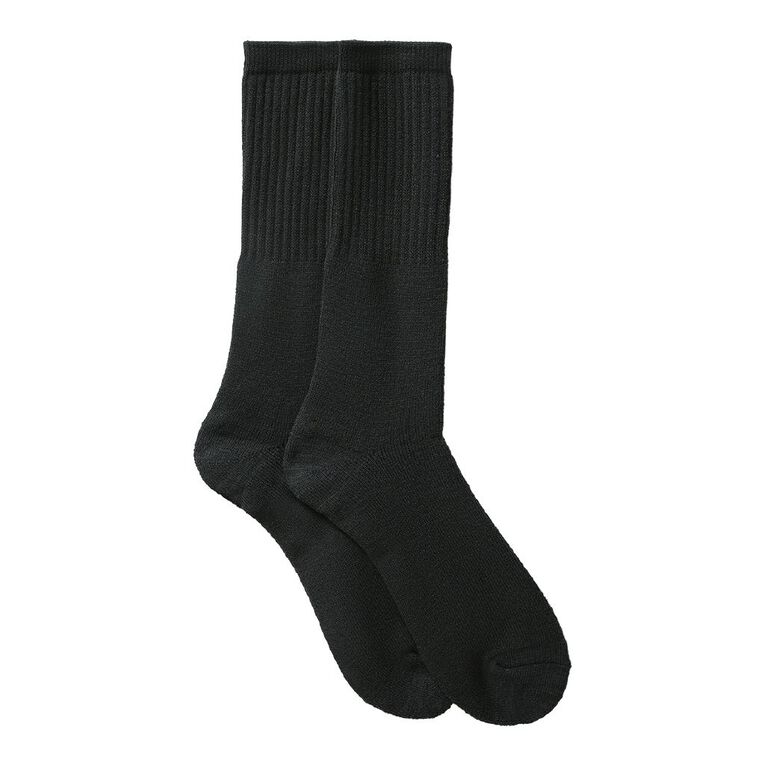 Rivet Men's Work Socks 2 Pack, Charcoal W26, hi-res