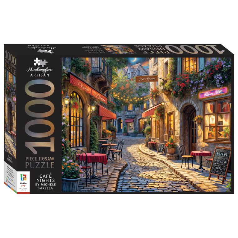 Mindbogglers Cafe Nights 1000 Piece Puzzle, , hi-res