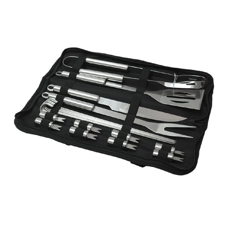 Gascraft Portable BBQ Tool Set 18 Piece, , hi-res