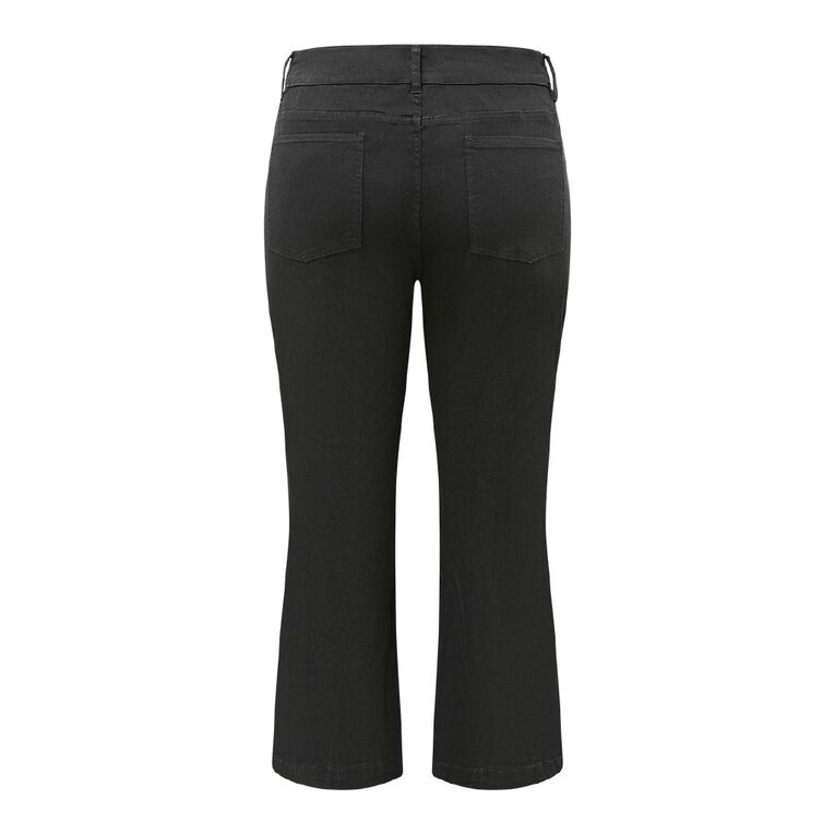 H&H Curve Women's Bootcut Jeans, Black, hi-res