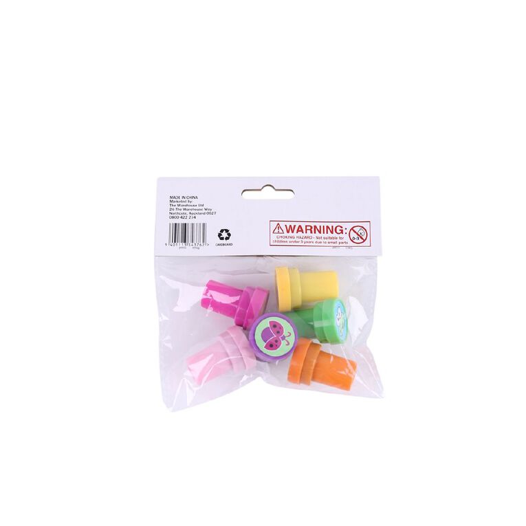 Party Inc Plastic Stamp 6 Pack, , hi-res