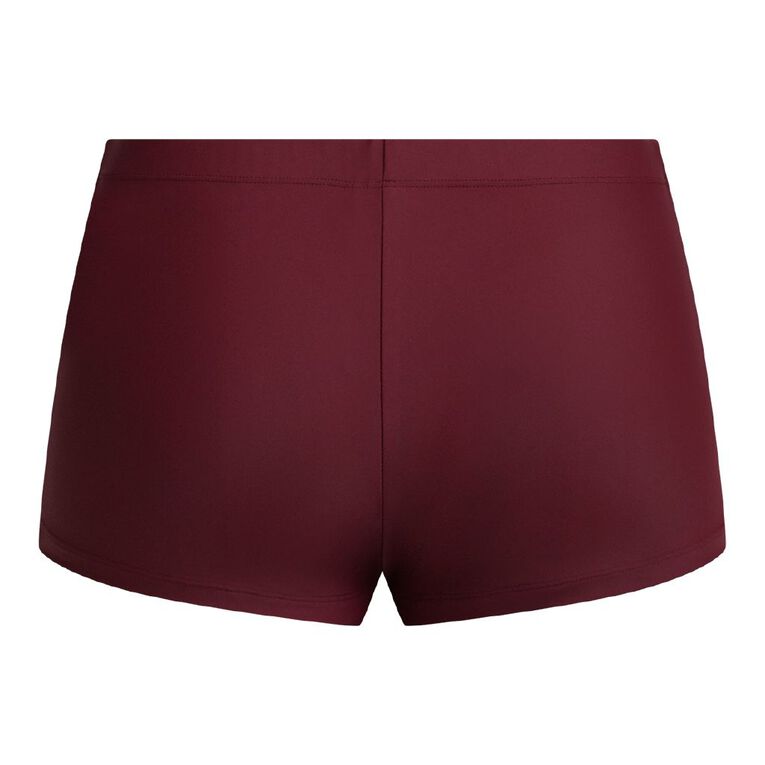 H&H Women's Boyleg Bikini Pants, Red Dark, hi-res