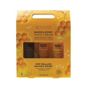 Rata & Co Manuka Honey Hand Cream 3 Pack 100g
