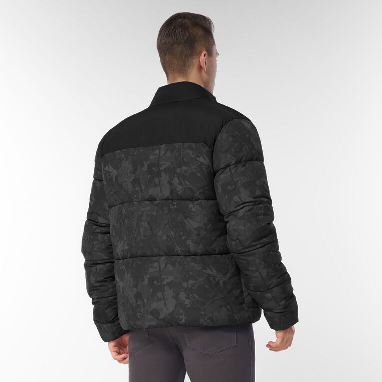 Garage Men's Camo Puffer, Green Dark, hi-res