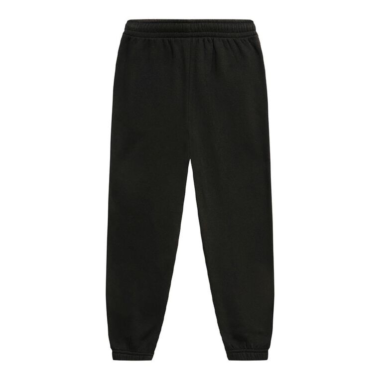 Young Original Print Trackpants, Black, hi-res
