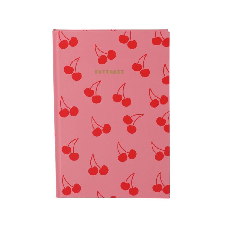 Uniti Kids Cherry A5 Hard Cover Notebook, , hi-res