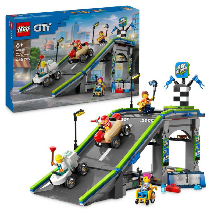 LEGO CITY No Limits Race Car Ramp Track 60460, , hi-res