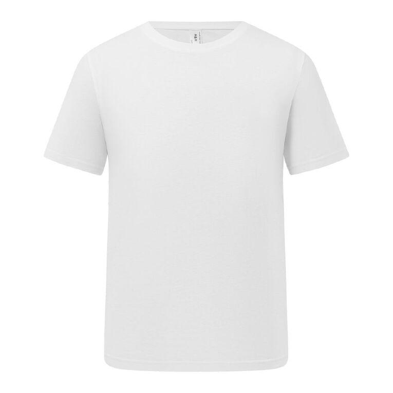 HL Crew Neck Crop Tee - White main image 1