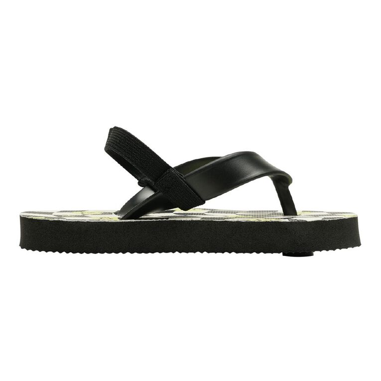 Young Original Junior Kids' Printed Jandals, Khaki, hi-res