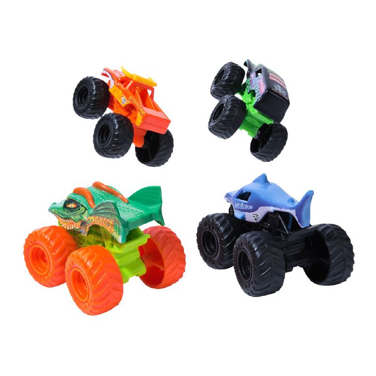Monster Jam 1:72 Truck 4 Pack Set, , hi-res