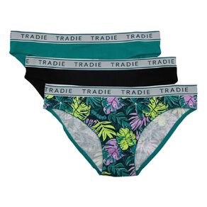 Tradie Women's Rib Bikini Briefs 3 Pack