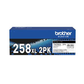 Brother TN258XLBK2PK Toner Black 2 Pack 3000 Pages