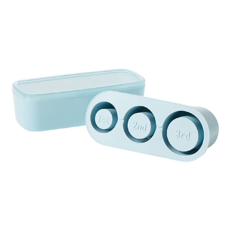 Living & Co Cylinder Ice Cube Tray Blue, , hi-res