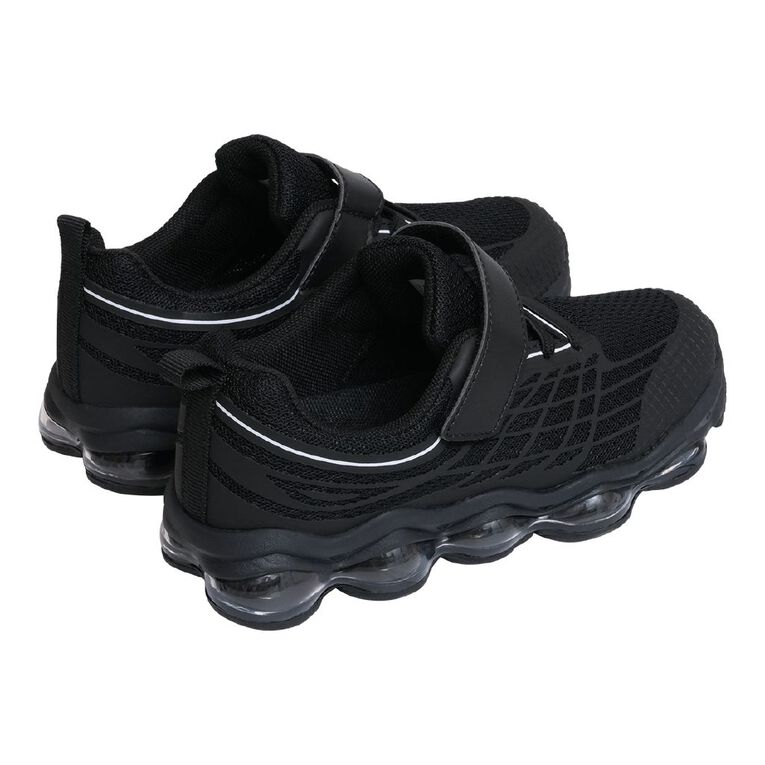Active Intent Senior Kids' Travis Trainers, Black, hi-res