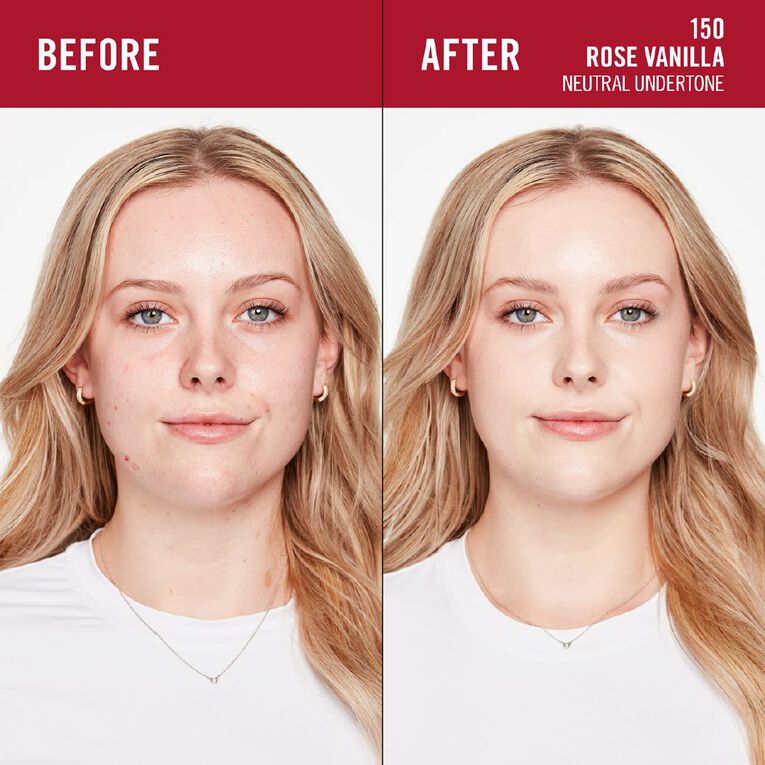 Rimmel Lasting Finish 35Hr Foundation 150 Rose Vanilla, , hi-res