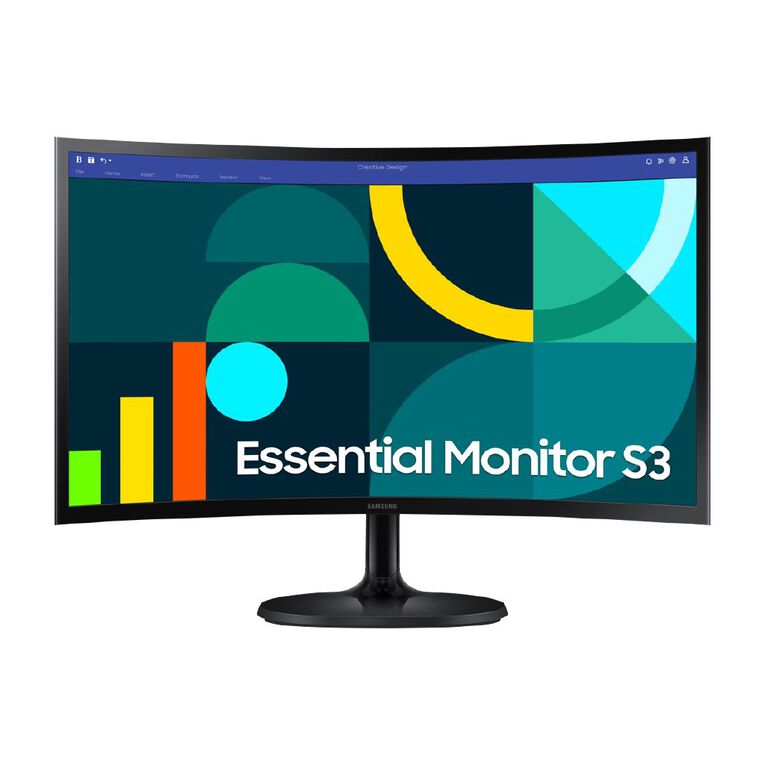 Samsung 24 inch S36GD FHD 100Hz Curved Monitor, , hi-res
