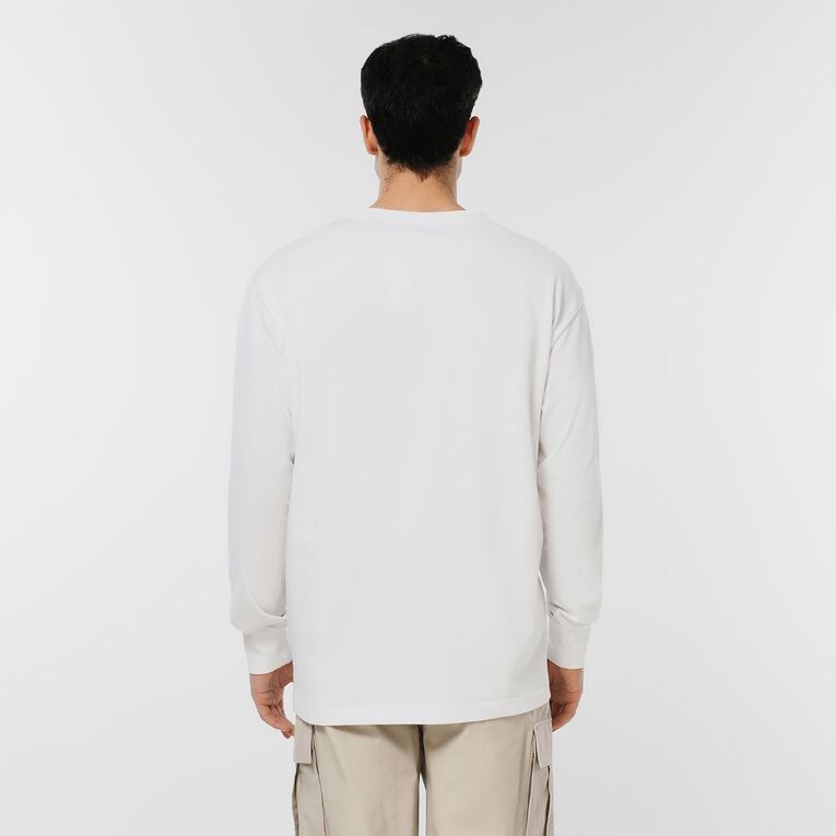 Garage Men's Heavyweight Boxy Tee, White, hi-res