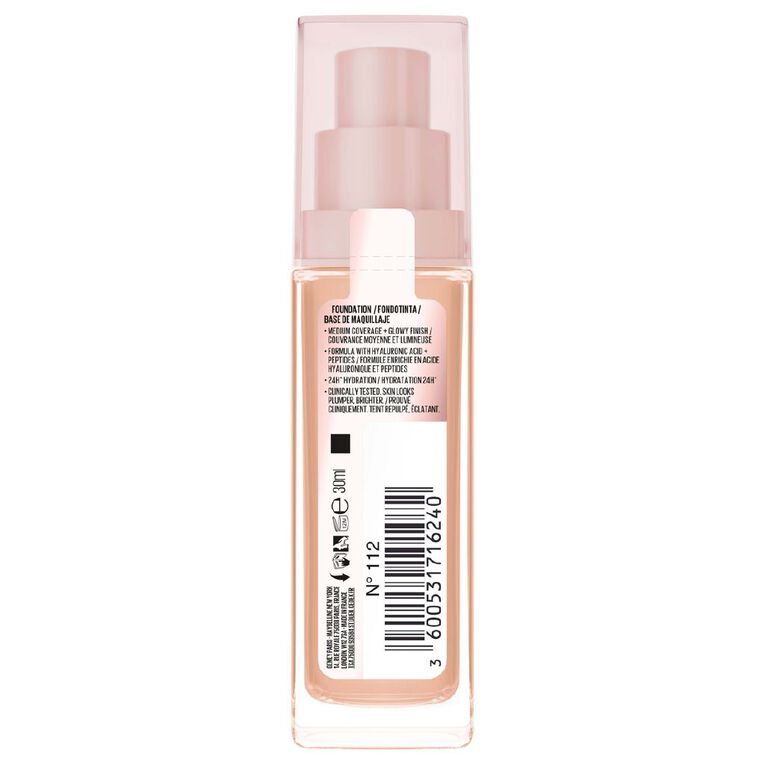 Maybelline Lifter Plump & Glow Foundation 112, , hi-res