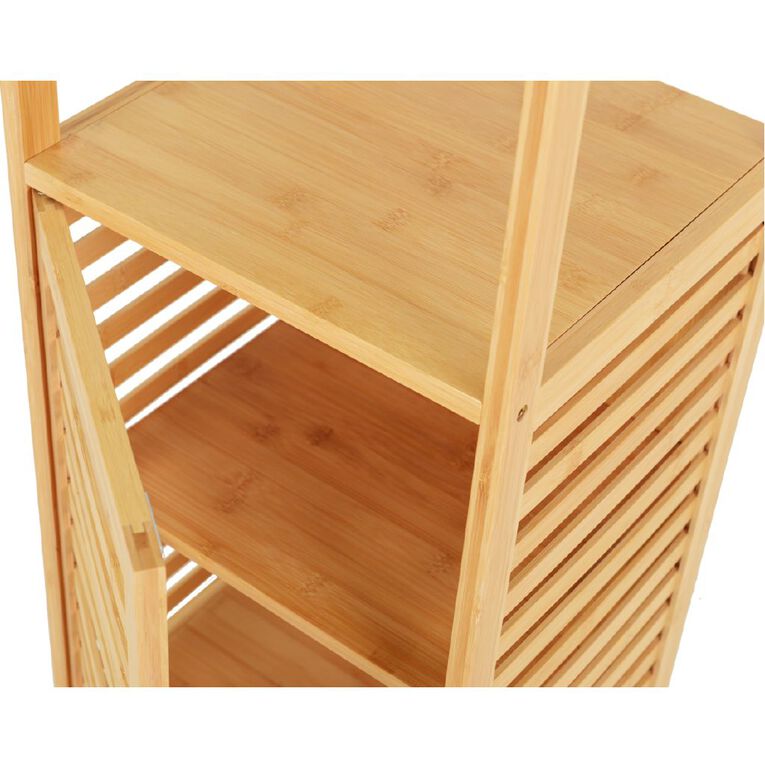Living & Co Bamboo Single Storage Cabinet, , hi-res