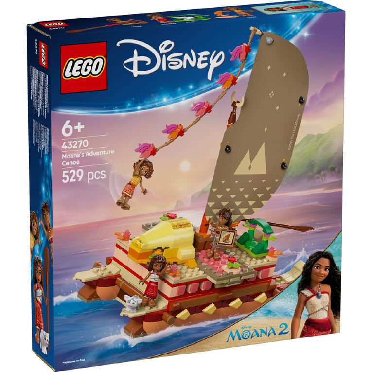 LEGO Disney Princess Moanas Adventure Canoe 43270, , hi-res